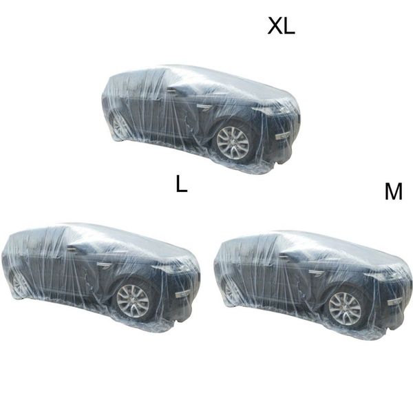 portable disposable transparent waterproof car cover dustproof foldable environmental protection pe plastic film covers
portable disposable transparent waterproof car cover dustproof foldable environmental protection pe plastic film covers