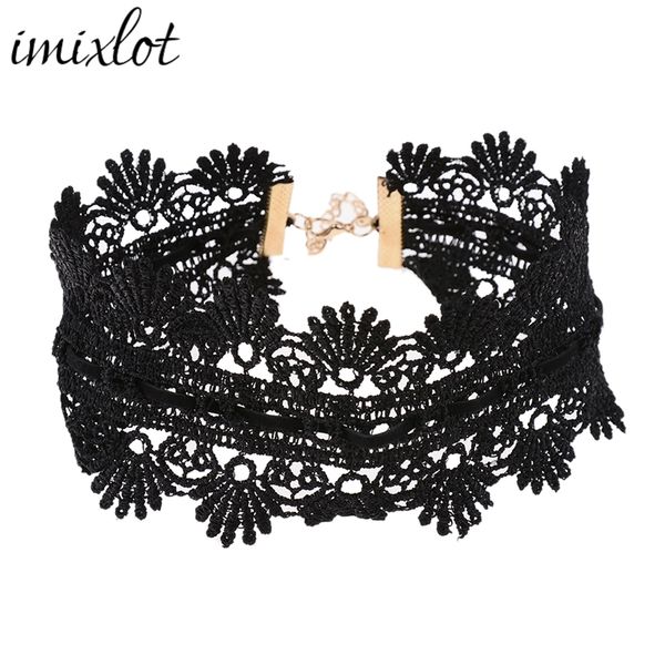 imixlot vintage hollow out black lace flower choker women girls punk gothic wide clavicle chain party club necklace jewelry, Golden;silver
imixlot vintage hollow out black lace flower choker women girls punk gothic wide clavicle chain party club necklace jewelry, Golden;silver