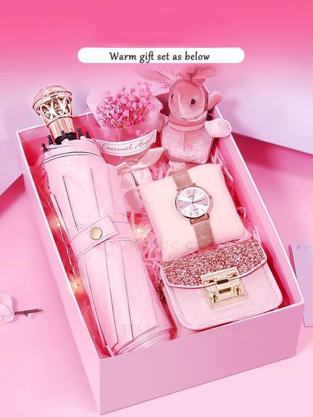 1set umbrella watch cup bag light strip as marriage girlfriend daughter wife unique warm wedding party gifts box sets
1set umbrella watch cup bag light strip as marriage girlfriend daughter wife unique warm wedding party gifts box sets