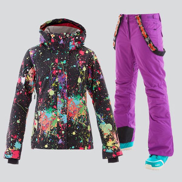 gsou snow women ski suit snowboard jacket pant windproof waterproof warm skiing clothing trouser winter suit set sport new
gsou snow women ski suit snowboard jacket pant windproof waterproof warm skiing clothing trouser winter suit set sport new