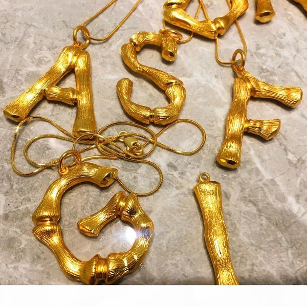 women bamboo letter copper necklace alphabet bronze punk pendant necklaces valentine's day gifts gold jewelry a-z pendants, Silver
women bamboo letter copper necklace alphabet bronze punk pendant necklaces valentine's day gifts gold jewelry a-z pendants, Silver