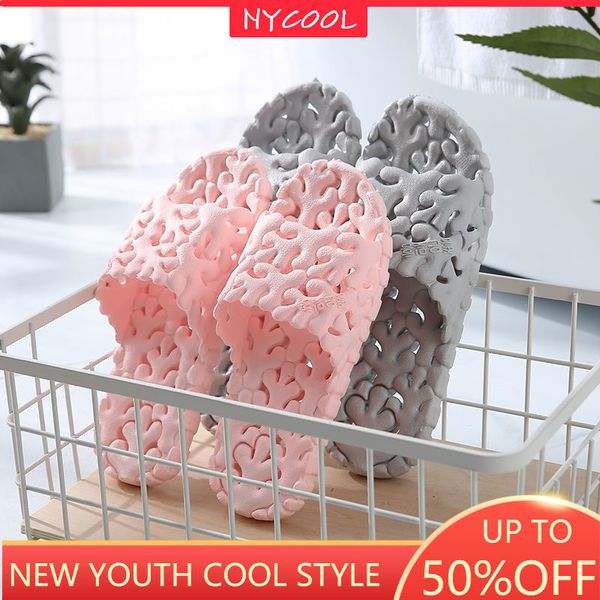 nycool 2020 new style bathroom water leaking non-slip soft men women house slippers boy girls couple footwear summer beach shoes
nycool 2020 new style bathroom water leaking non-slip soft men women house slippers boy girls couple footwear summer beach shoes