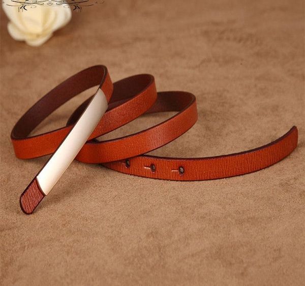 ybt women imitation leather belt alloy pin buckle belt new dress decorative slim simple trend summer female 4, Black;brown
ybt women imitation leather belt alloy pin buckle belt new dress decorative slim simple trend summer female 4, Black;brown