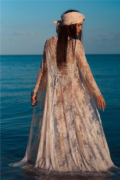 2020 new women summerfloral lace thin long cardigan dress beach fashion, White;black
2020 new women summerfloral lace thin long cardigan dress beach fashion, White;black