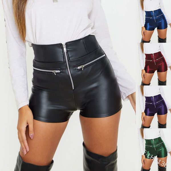 wepbel women pu shorts solid color nightclub costumes highlight zipper high waist fashion shorts summer fashion, White;black
wepbel women pu shorts solid color nightclub costumes highlight zipper high waist fashion shorts summer fashion, White;black