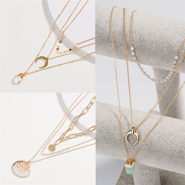 multilayer crystal moon necklaces & pendants for women vintage charm gold choker necklace 2020 bohemian jewelry wholesale, Silver
multilayer crystal moon necklaces & pendants for women vintage charm gold choker necklace 2020 bohemian jewelry wholesale, Silver