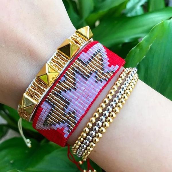 go2boho miyuki bracelet for women handmade gold rivet bracelet punk jewelry pulseras mujer moda tassel instagram fashion gift, Golden;silver
go2boho miyuki bracelet for women handmade gold rivet bracelet punk jewelry pulseras mujer moda tassel instagram fashion gift, Golden;silver