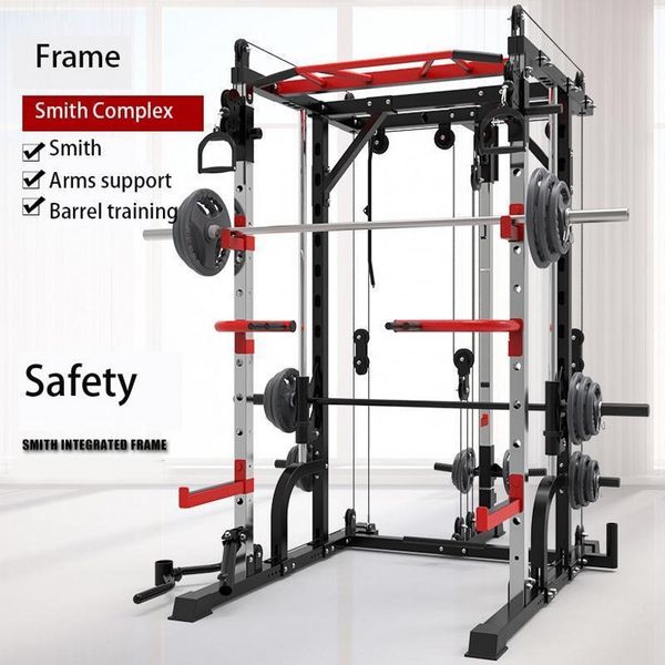 dhl ship smith complex steel squat rack gantry frame fitness home comprehensive training device squat bench press frame
dhl ship smith complex steel squat rack gantry frame fitness home comprehensive training device squat bench press frame