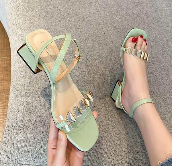 sandals women wear new shoes outside in summer women's high heels women's sandals thick heel shallow mouth large shoes, Black
sandals women wear new shoes outside in summer women's high heels women's sandals thick heel shallow mouth large shoes, Black