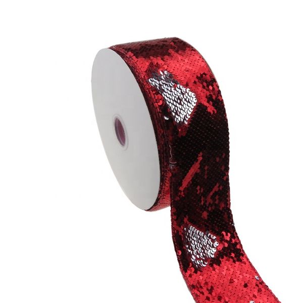 boca 3'' 75mm shiny red to silver spangle reversible sequin fabric ribbon for dress diy bows decoration accept customized order
boca 3'' 75mm shiny red to silver spangle reversible sequin fabric ribbon for dress diy bows decoration accept customized order