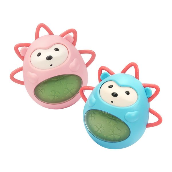 Baby Rattles Tumbler Toys Music Animal Dolls Infant Early Education Bath Toy For Children Kids Handle Learning Gifts