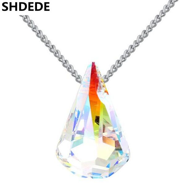 shdede water drop pendant necklace austrian crystal charming attractive gradual change fashion jewelry for womens -25489, Silver
shdede water drop pendant necklace austrian crystal charming attractive gradual change fashion jewelry for womens -25489, Silver