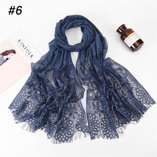 2020 summer navy blue gray hollow out flower lace hijab scarf shawl women solid color plain muslim head hair scarves wraps
2020 summer navy blue gray hollow out flower lace hijab scarf shawl women solid color plain muslim head hair scarves wraps