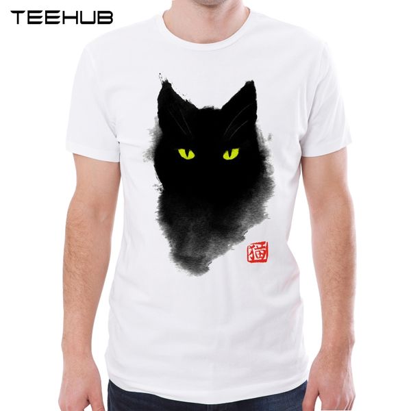 teehub 2019 new arrivals men's cool black cat printed short sleeve t-shirt male cool casual o-neck soft tee
teehub 2019 new arrivals men's cool black cat printed short sleeve t-shirt male cool casual o-neck soft tee