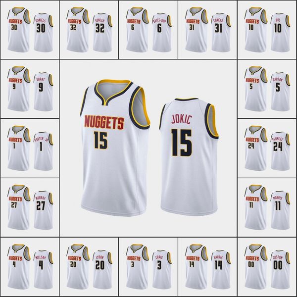 men denver nuggets nikola jokic jamal murray bol bol michael porter jr. will barton nba wihte custom association jersey, Black
men denver nuggets nikola jokic jamal murray bol bol michael porter jr. will barton nba wihte custom association jersey, Black