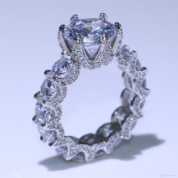size 5-11 infinity brand new luxury jewelry 925 sterling silver round cut dragon claw white z party engagement band ring for women gift, Slivery;golden
size 5-11 infinity brand new luxury jewelry 925 sterling silver round cut dragon claw white z party engagement band ring for women gift, Slivery;golden