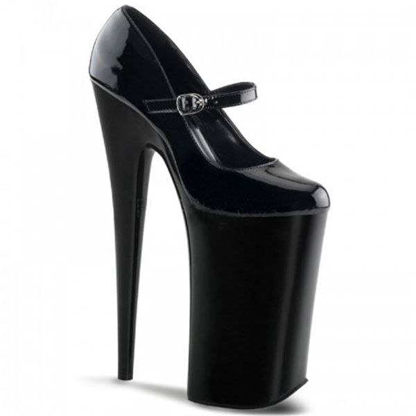 dress shoes pumps wedding women fetish patent leather buckle strap 20cm thin high heels waterproof party 2021, Black
dress shoes pumps wedding women fetish patent leather buckle strap 20cm thin high heels waterproof party 2021, Black