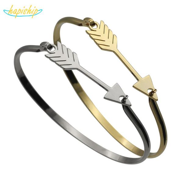 hapiship 2020 new love boy and girl gold color stainless steel arrow bangles bracelets for women men jewelry gift bx43, Black
hapiship 2020 new love boy and girl gold color stainless steel arrow bangles bracelets for women men jewelry gift bx43, Black
