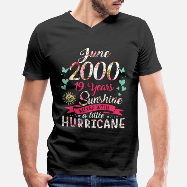 june 2000 19 years of being sunshine mix hurricane t shirt men character cotton s-xxxl letters loose funny summer style leisure shirt
june 2000 19 years of being sunshine mix hurricane t shirt men character cotton s-xxxl letters loose funny summer style leisure shirt