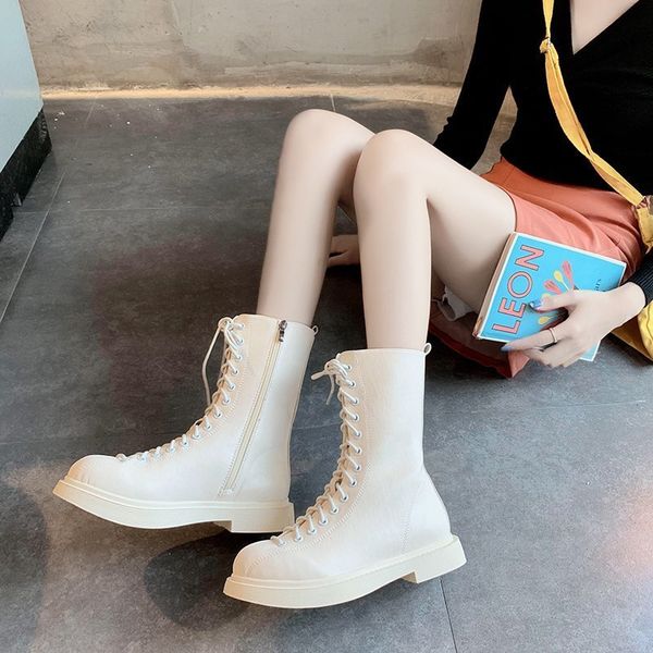 2020 chunky platform pu leather knee high boots women martin boots punk height increasing long boots woman lace up booties mujer, Black
2020 chunky platform pu leather knee high boots women martin boots punk height increasing long boots woman lace up booties mujer, Black