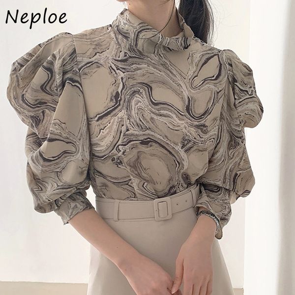 neploe элегантный половинной высоты воротника чернил печать женщины блуза сыпучие слоеного рукав шифона рубашка мода chic simple femme blusa, White
neploe элегантный половинной высоты воротника чернил печать женщины блуза сыпучие слоеного рукав шифона рубашка мода chic simple femme blusa, White