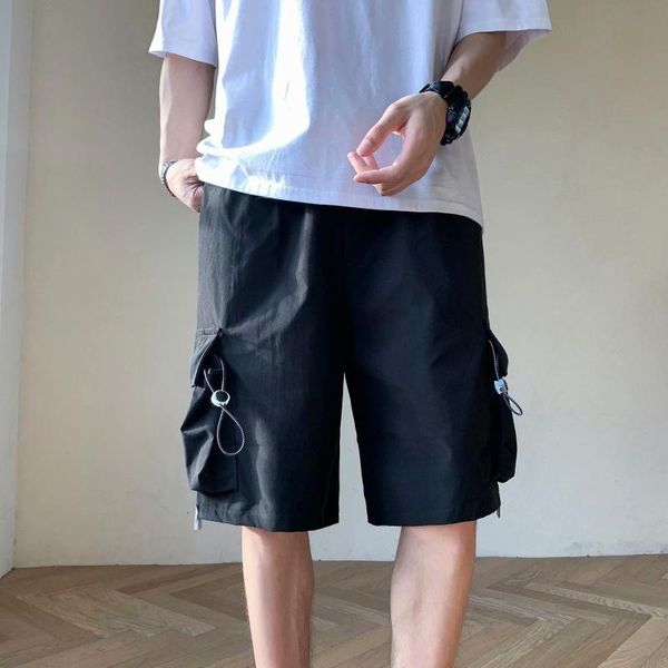 japanese overalls shorts male ins tide brand reflective loose casual pants korean version of the trend thin section jogger sport, White;black
japanese overalls shorts male ins tide brand reflective loose casual pants korean version of the trend thin section jogger sport, White;black