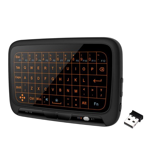 h18+ 2.4ghz wireless keyboard full touchpad backlight keyboard with large touch pad remote control for smart tv android tv box
h18+ 2.4ghz wireless keyboard full touchpad backlight keyboard with large touch pad remote control for smart tv android tv box