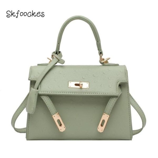 skfoockes women's bag 2020 new solid color lock shoulder bag casual square sling pu messenger fashion handbag
skfoockes women's bag 2020 new solid color lock shoulder bag casual square sling pu messenger fashion handbag