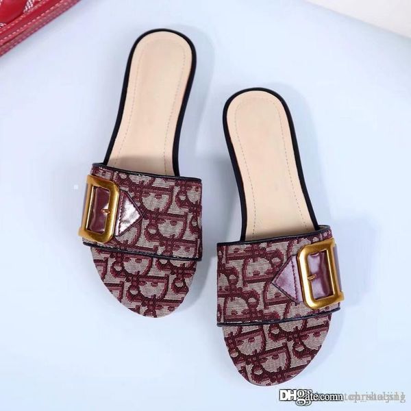 european brand women slippers flat sandals summer european designer outdoor beach fashion causal metal buckle strap slippers with box, Black
european brand women slippers flat sandals summer european designer outdoor beach fashion causal metal buckle strap slippers with box, Black