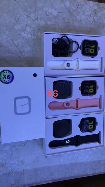 2020 smart watch x6 1.54" full touch men bluetooth call music control women smart band health tracker smartwatch for android ios
2020 smart watch x6 1.54" full touch men bluetooth call music control women smart band health tracker smartwatch for android ios