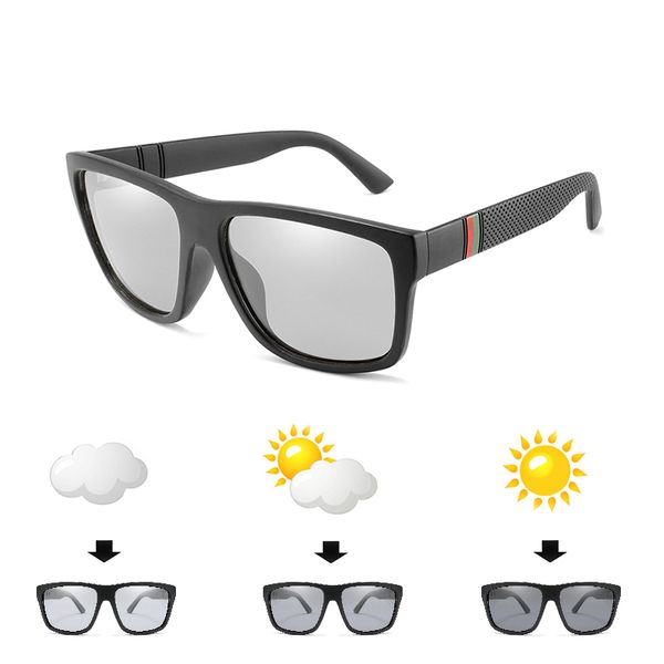 sunglasses pochromic polaroid men polarized glasses male change color sun for outdoor sports driving uv400, White;black
sunglasses pochromic polaroid men polarized glasses male change color sun for outdoor sports driving uv400, White;black