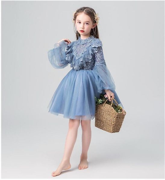blue lace appliques flower girl dress long sleeve pageant evening gown kids children princess wedding first communion costumes, Red;yellow
blue lace appliques flower girl dress long sleeve pageant evening gown kids children princess wedding first communion costumes, Red;yellow