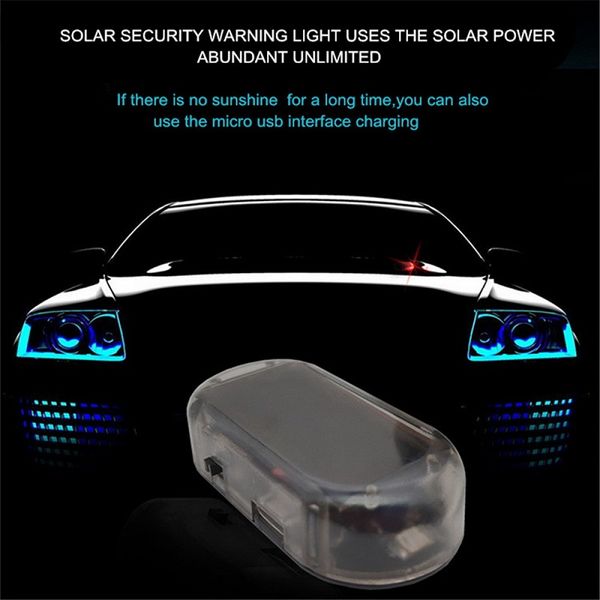 solar usb power car alarm light anti-theft warning flash blinking fake car led light flash blinking lamp red blue new update
solar usb power car alarm light anti-theft warning flash blinking fake car led light flash blinking lamp red blue new update