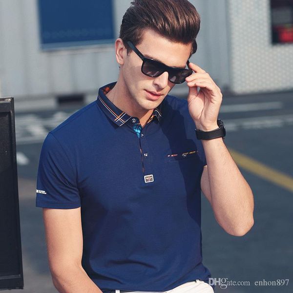 poloshirt solid polo shirt men polo shirts short sleeve men's basic cotton polos for boys polo homme fe015, White;black 
poloshirt solid polo shirt men polo shirts short sleeve men's basic cotton polos for boys polo homme fe015, White;black