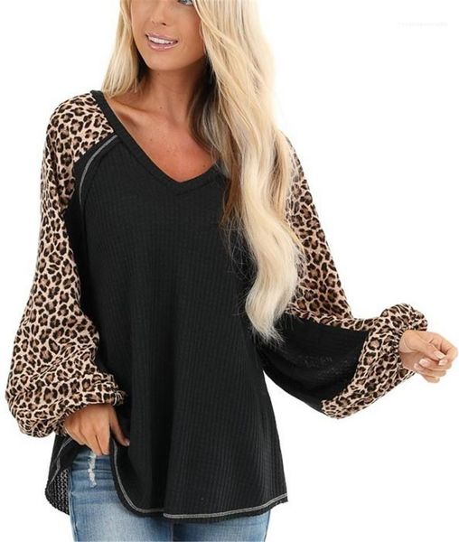 clothing leopard panelled womens designer tshirts fashion loose lantern sleeve womens tees casual long sleeve females, White
clothing leopard panelled womens designer tshirts fashion loose lantern sleeve womens tees casual long sleeve females, White