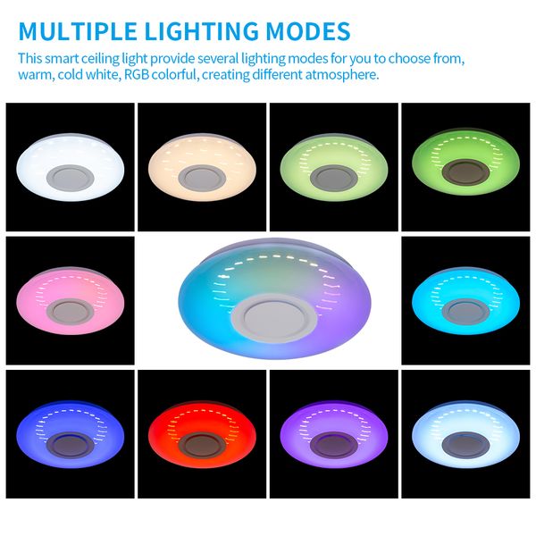 music ceiling light led ceiling lights modern lamp living room bedroom kitchen lighting fixture 180-265v
music ceiling light led ceiling lights modern lamp living room bedroom kitchen lighting fixture 180-265v