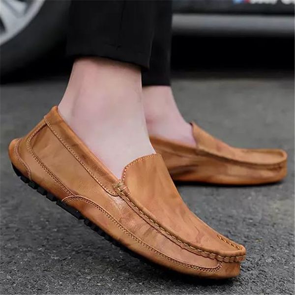 men driving shoes pu leather sewing patchwork handmade male loafers slip on print big size outdoor autumn flat men casual shoes, Black
men driving shoes pu leather sewing patchwork handmade male loafers slip on print big size outdoor autumn flat men casual shoes, Black