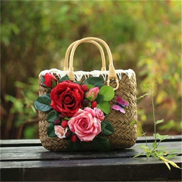 summer trend bali straw bags for women flowers handmade woven beach bag travel women's knit travel party handbags bolsa feminia
summer trend bali straw bags for women flowers handmade woven beach bag travel women's knit travel party handbags bolsa feminia
