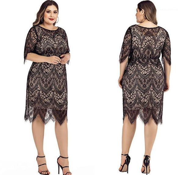 womens luxury plus size clothing designer lace womens dresses fashion hollow out dress, White;black
womens luxury plus size clothing designer lace womens dresses fashion hollow out dress, White;black