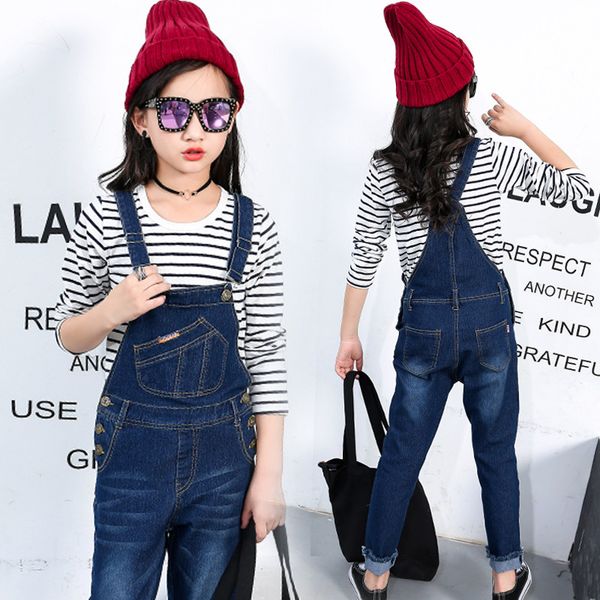 2020 new kids denim overall for girls children autumn suspenders pencil jeans kids jumpsuit girls denim overalls high quality, Blue 
2020 new kids denim overall for girls children autumn suspenders pencil jeans kids jumpsuit girls denim overalls high quality, Blue