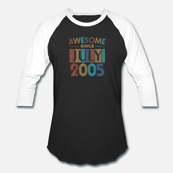 awesome since july 2005 15th birthday 15 year old t shirt men printing cotton crew neck clothing famous building spring vintage shirt
awesome since july 2005 15th birthday 15 year old t shirt men printing cotton crew neck clothing famous building spring vintage shirt