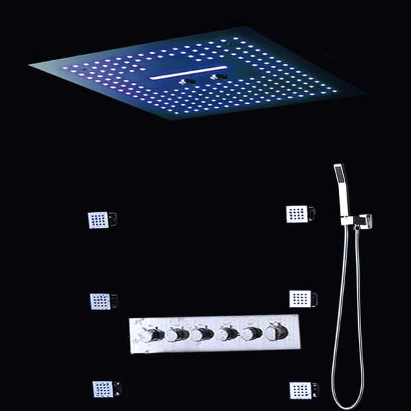 led shower faucet set rain waterfall misty bathtub shower system massage body jet shower bath thermostat mixer tap
led shower faucet set rain waterfall misty bathtub shower system massage body jet shower bath thermostat mixer tap