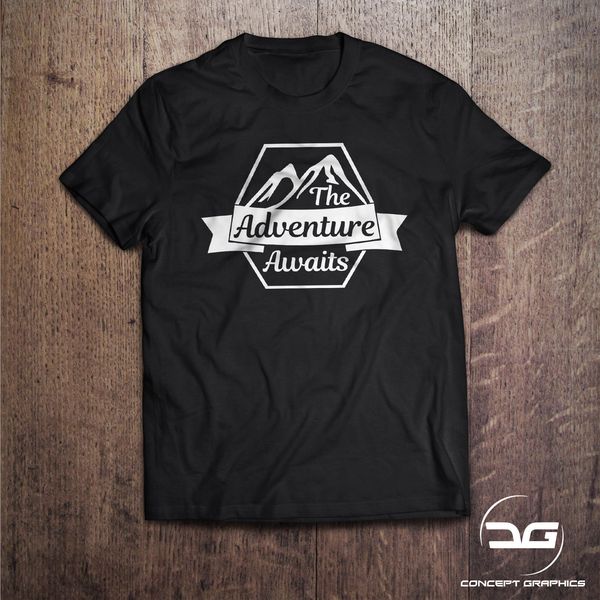 2019 summer new cool tee shirt the adventure awaits campings/touring travel novelty gift t-shirt | caravan cotton t-shirt 
2019 summer new cool tee shirt the adventure awaits campings/touring travel novelty gift t-shirt | caravan cotton t-shirt