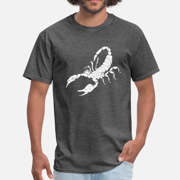 scorpion t shirt men create short sleeve round neck trend interesting funny summer style letter shirt