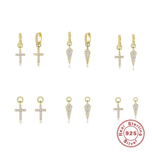 hoop & huggie 925 sterling silver jewelry bling zircon woman earrings for birthday valentine's day gift pendientes cruz fine, Golden;silver
hoop & huggie 925 sterling silver jewelry bling zircon woman earrings for birthday valentine's day gift pendientes cruz fine, Golden;silver