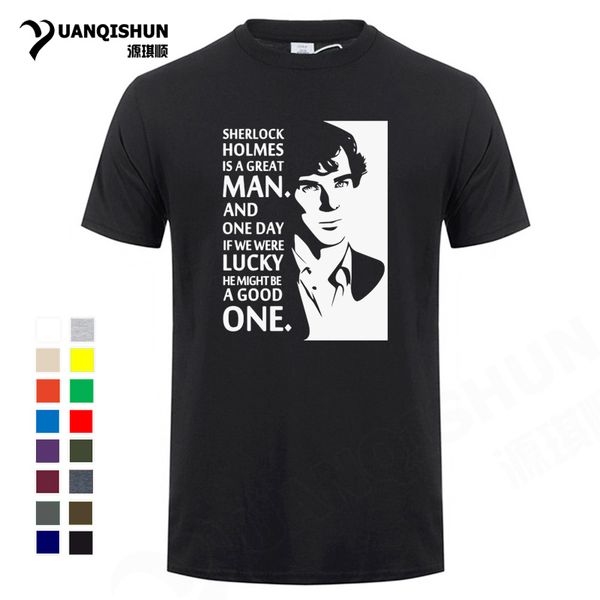 fashion celebrity portrait t-shirt sherlock holmes printed men t shirt 16 colors cotton o neck short sleeve mens tees streetwear
fashion celebrity portrait t-shirt sherlock holmes printed men t shirt 16 colors cotton o neck short sleeve mens tees streetwear