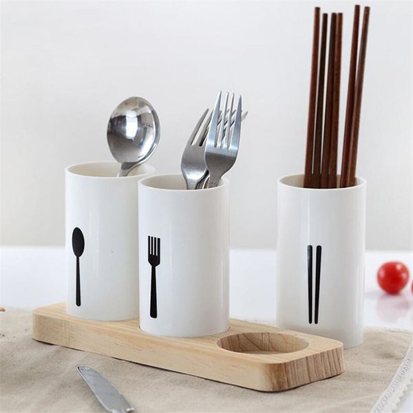 storage bottles & jars 3pcs/set plastic tableware draining container with wooden tray chopstick boxes kitchen spoon cutlery holder organizer
storage bottles & jars 3pcs/set plastic tableware draining container with wooden tray chopstick boxes kitchen spoon cutlery holder organizer