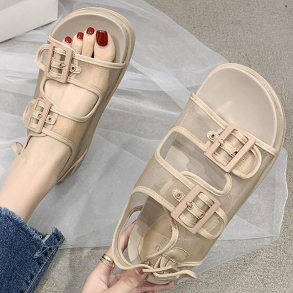 fashion gauze sandals female 2020 new summer shoes women new wild leisure student thick bottom sandals sandalia feminina xx398, Black
fashion gauze sandals female 2020 new summer shoes women new wild leisure student thick bottom sandals sandalia feminina xx398, Black