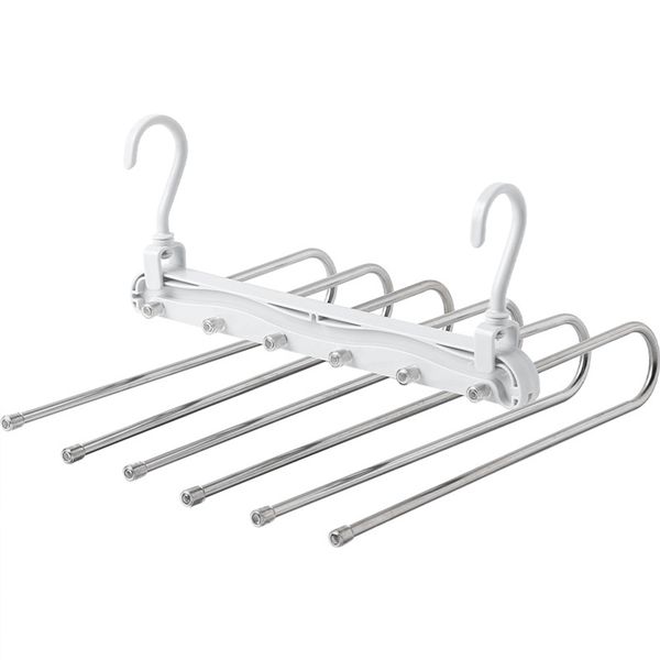 foldable multifunctional non slip 6 layers space saving trouser hanger rotatable
foldable multifunctional non slip 6 layers space saving trouser hanger rotatable