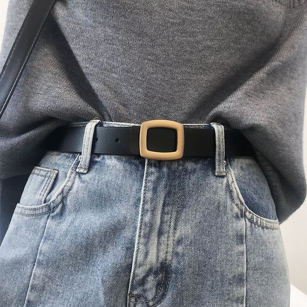 3 colors women split leather solid belts golden alloy buckle belt luxury waistband fashion street jeans overcoat accessories, Black;brown
3 colors women split leather solid belts golden alloy buckle belt luxury waistband fashion street jeans overcoat accessories, Black;brown